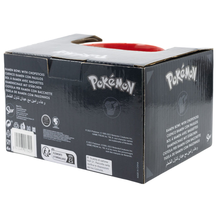 Pokémon Ramen-Schüssel mit Stäbchen Face