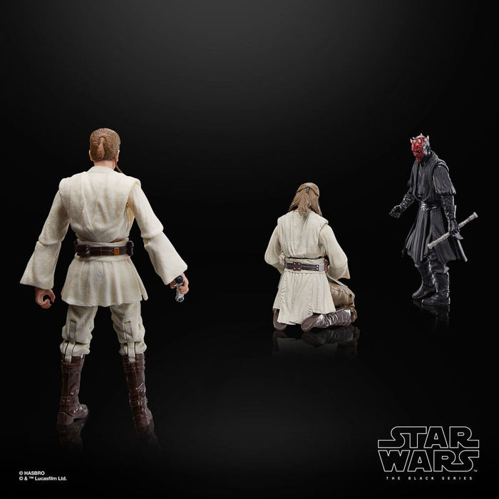 Star Wars Episode I Black Series Actionfiguren 3er-Pack Qui-Gon Jinn, Darth Maul, Obi-Wan Kenobi 15 cm