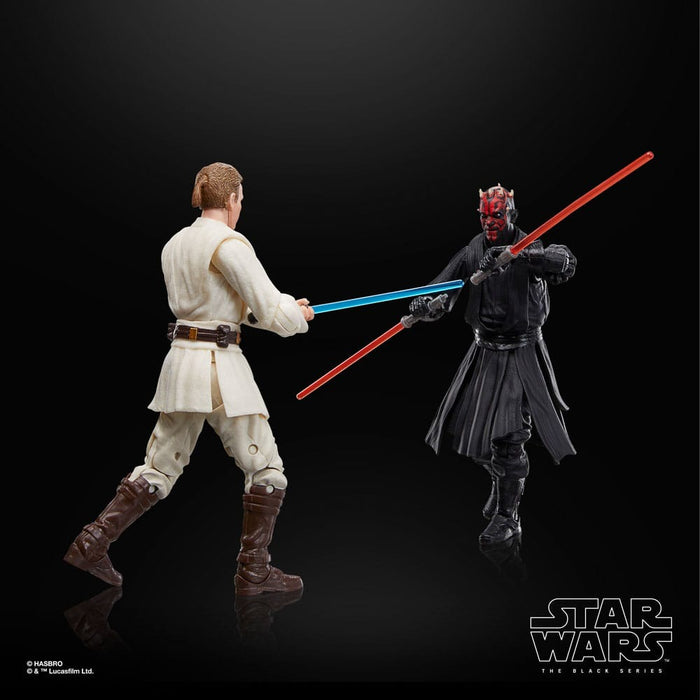 Star Wars Episode I Black Series Actionfiguren 3er-Pack Qui-Gon Jinn, Darth Maul, Obi-Wan Kenobi 15 cm