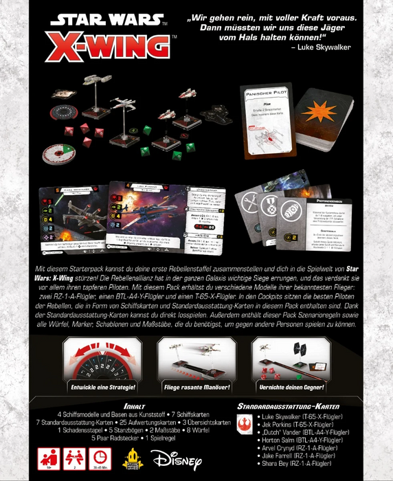 Star Wars: X-Wing 2. Edition – Rebellenallianz Staffel-Starterpack