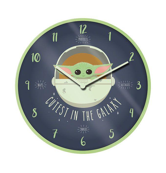 Star Wars The Mandalorian Wanduhr Cutest In The Galaxy