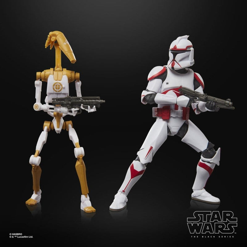 Star Wars: Battlefront II Black Series Actionfiguren 2er-Pack Phase I Assault Trooper & Battle Droid Officer 15 cm