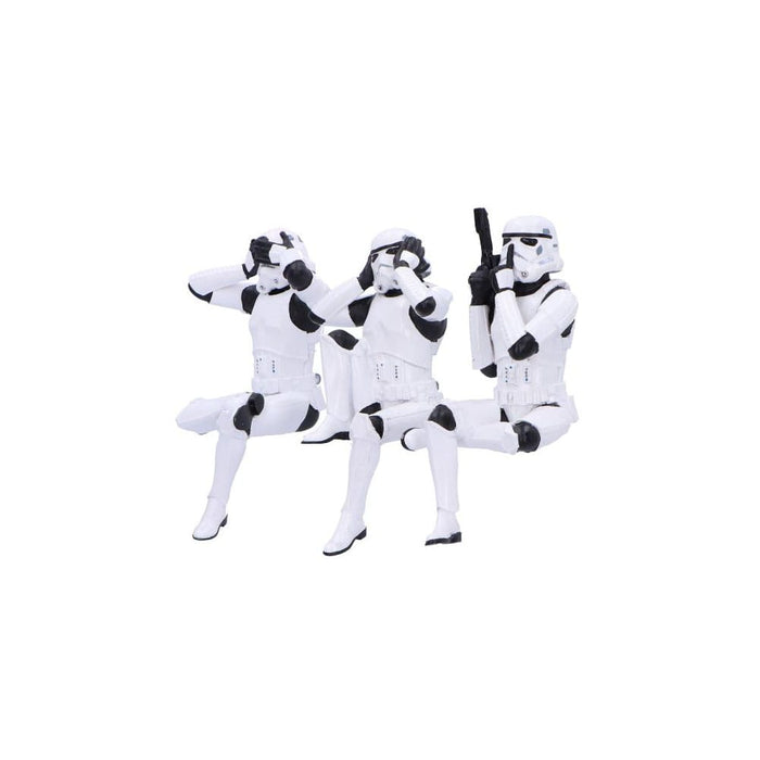 Stormtrooper Figuren Three Wise Sitting Stormtroopers 11 cm