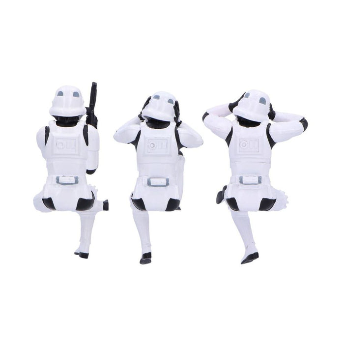 Stormtrooper Figuren Three Wise Sitting Stormtroopers 11 cm