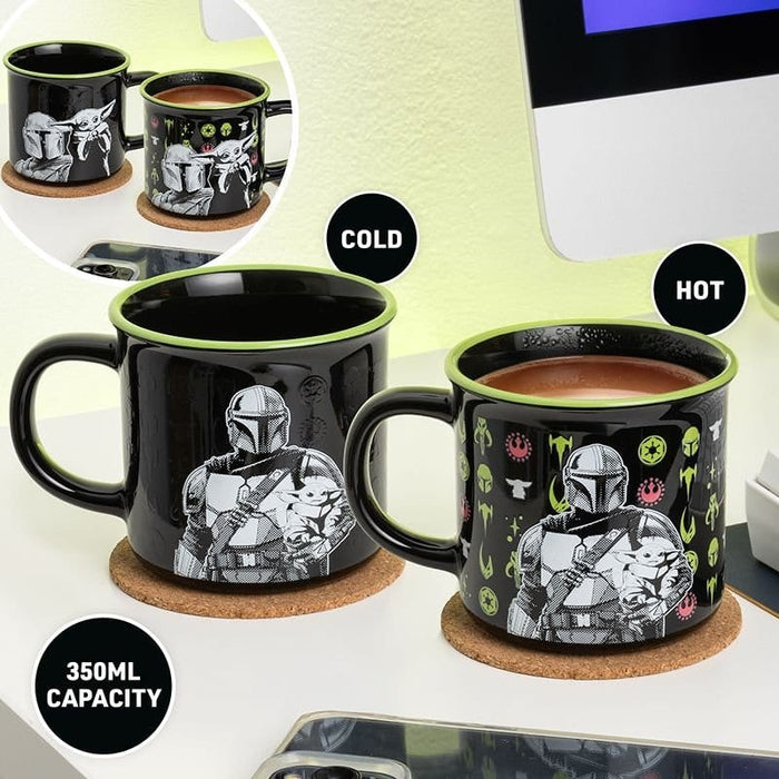 Star Wars The Mandalorian Tasse mit Thermoeffekt Mandalorian and Grogu